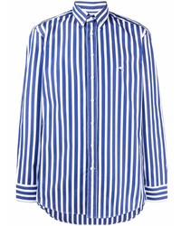 Etro Vertical Stripe Button Down Shirt