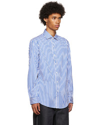 Polo Ralph Lauren White Blue Stripe Shirt