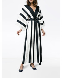 Adam Lippes Silk Striped Kimono Dress