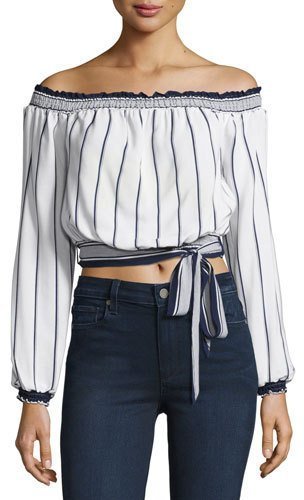 belted crop top