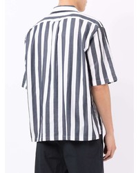 BOSS Stripe Print Cotton Shirt