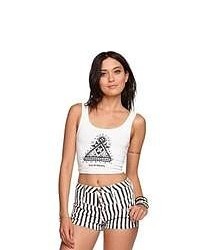 Kendall & Kylie Shorts High Rise Striped Shorts