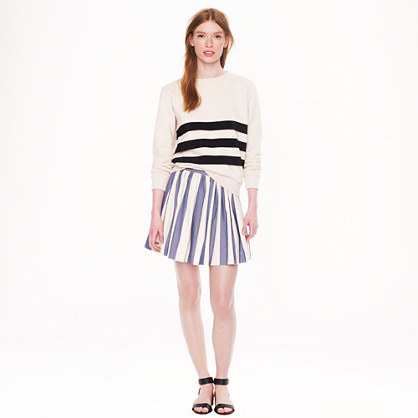 Kitsune Maison Kitsun Stripe Skater Skirt | Where to buy & how to wear