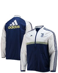 adidas Whiteblue Juventus Icons Woven Full Zip Jacket