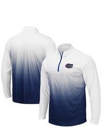 Colosseum Navy Florida Gators Magic Team Logo Quarter Zip Jacket