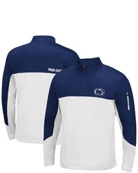 Colosseum Navywhite Penn State Nittany Lions Triple Dog Dare Quarter Zip Jacket At Nordstrom