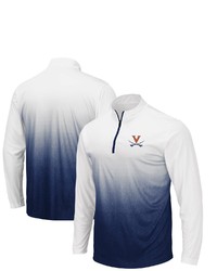 Colosseum Navy Virginia Cavaliers Magic Team Logo Quarter Zip Jacket