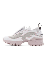Reebok By Pyer Moss White And Grey Trail Fury Sneakers