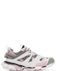 Balenciaga White Pink Track Sneakers