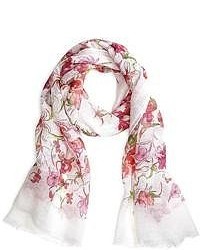 Brooks Brothers Linen Floral Wrap