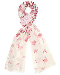Dorothy Perkins Leopard Floral Fade Scarf