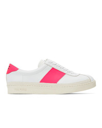 Tom Ford White And Pink Bannister Sneakers
