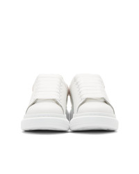 Alexander McQueen White And Pink Oversized Sneakers