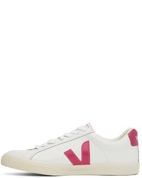 Veja White Pink Esplar Sneakers