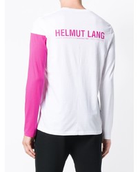 Helmut Lang Band Logo Long Sleeve T Shirt