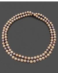 White and Pink Pearl Necklace