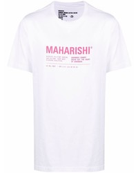 Maharishi Logo Print T Shirt