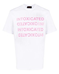 Intoxicated Mirror Logo Print T Shirt