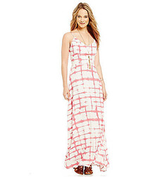 BB Dakota Finnley Plaid Print Maxi Dress