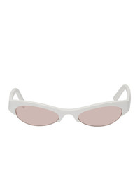 NOR White And Pink Luna Sunglasses