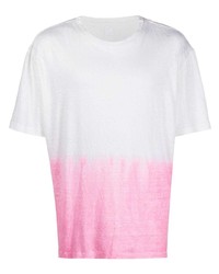 120% Lino Tie Dye Linen T Shirt