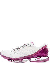 Gcds White Purple Mizuno Edition Wave Prophecy 8 Sneakers