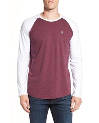 White and Purple Long Sleeve T-Shirt