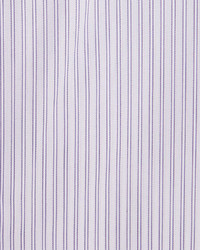 Brioni Rope Stripe French Cuff Shirt Purple