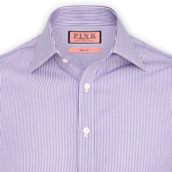 Thomas Pink, Shirts, Mens Thomas Pink Purple Stripe Shirt
