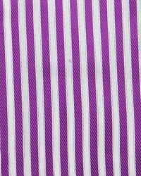 Robert Graham Walter Striped Dress Shirt Purple