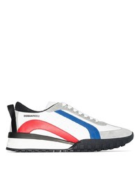 DSQUARED2 Icon Panelled Low Top Sneakers