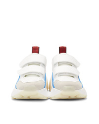 Stella McCartney White And Red Eclypse Sneakers
