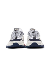 Moncler White Trevor Sneakers
