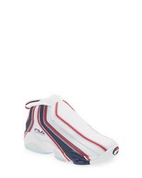 Y/Project X Fila Stackhouse Mid Top Sneaker In Whitenavy At Nordstrom