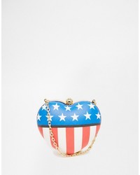 Love Moschino Americana Heart Clutch Bag