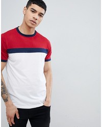 Another Influence Contrast Panel T Shirt