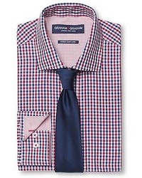 Men's Gingham Dress Shirts from eBay | Lookastic