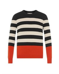 Burberry Brit Elmer Striped Wool Blend Sweater