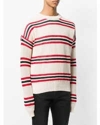 Laneus Long Sleeved Striped Pullover