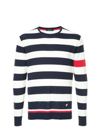 Loveless Striped Colour Block Sweater