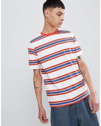 ASOS DESIGN Asos Relaxed T Shirt With Retro Stripe Ringer