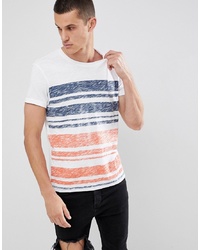 Esprit Slub T Shirt With Stripe