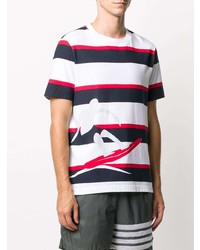 Thom Browne Stripe Surfer T Shirt
