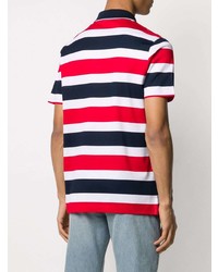 Paul & Shark Short Sleeve Block Stripe Polo Shirt