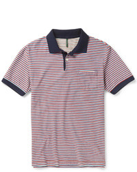 Incotex Striped Cotton Polo Shirt