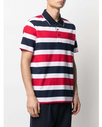 Paul & Shark Striped Short Sleeved Polo Shirt