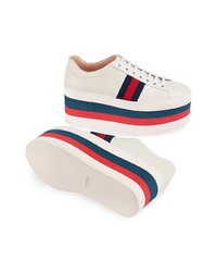 Gucci Leather Low Top Platform Sneaker