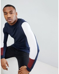 ASOS DESIGN Muscle Fit Long Sleeve T Shirt With Turtle Neck And Arm Panels