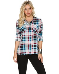 Swell Deep Country Plaid Button Down Shirt