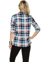 Swell Deep Country Plaid Button Down Shirt